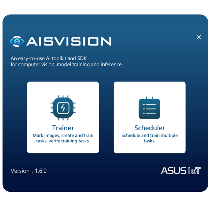 華碩AISVision人工智慧工具包